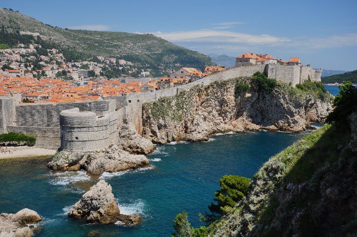 Dubrovnik from the Lovrijenac Fortress