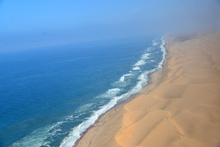 Namib desert coastline