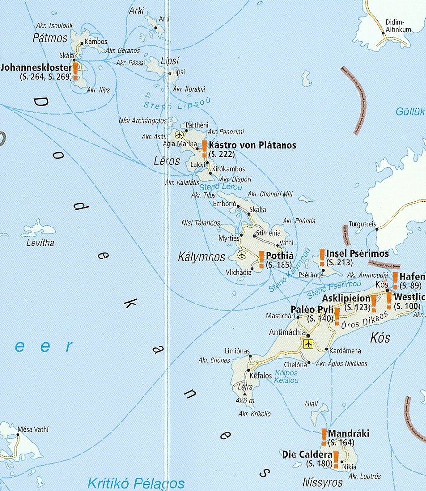 Die Nördlichen Dodekanes Inseln